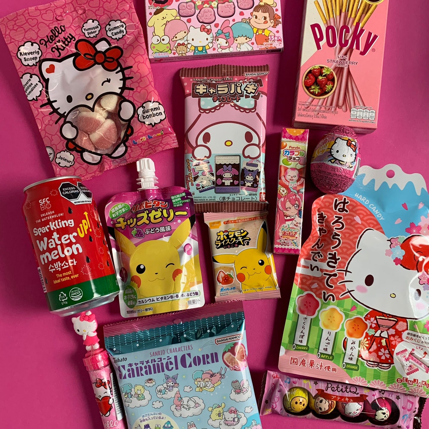 MostCutest.nl Japanese Snack box - Pink 💖 - 13 items