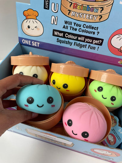 Coloured Squishy Dumpling - 1x Surprise kleur Squeezy