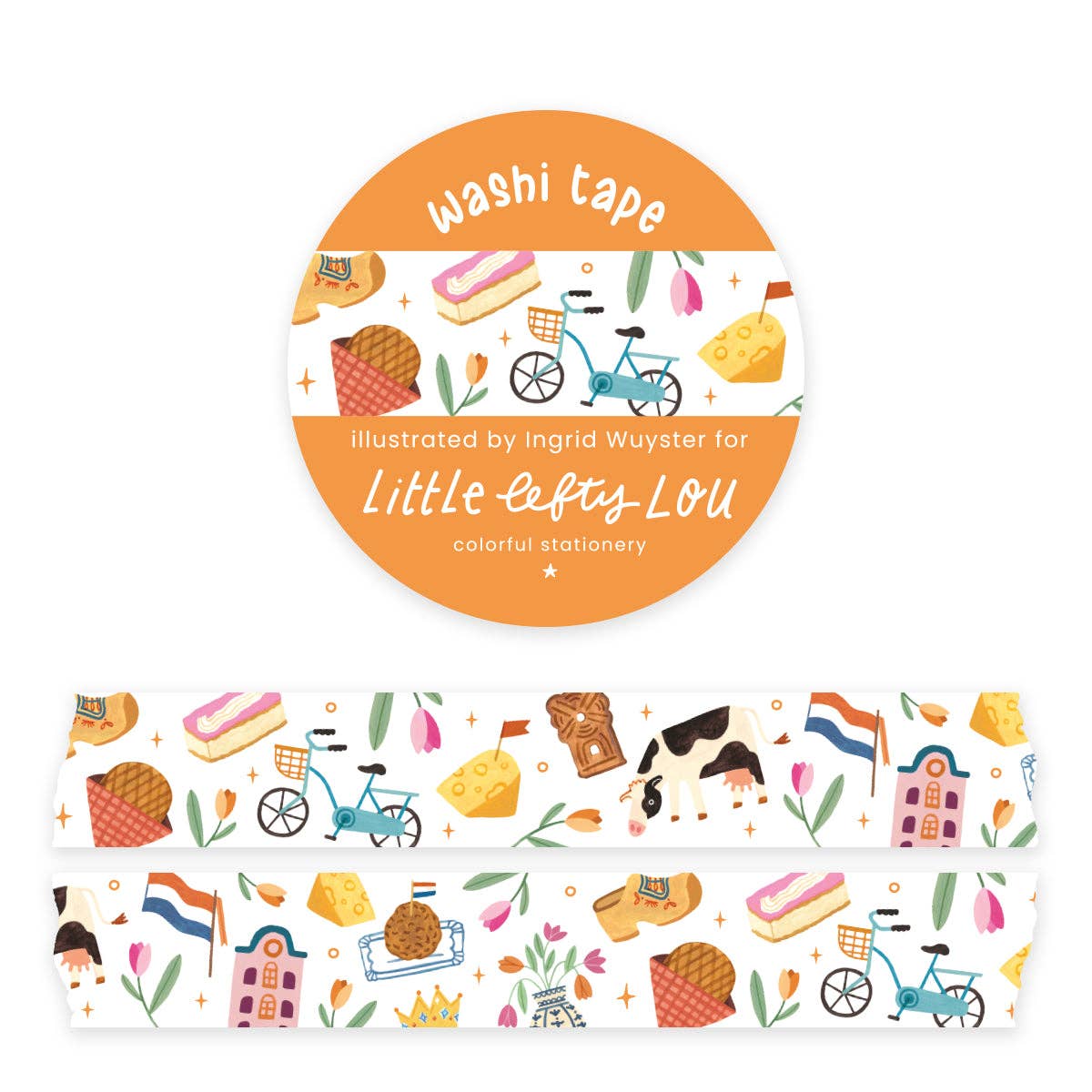 Washi Tape - Dutch Highlights - Little Lefty Lou