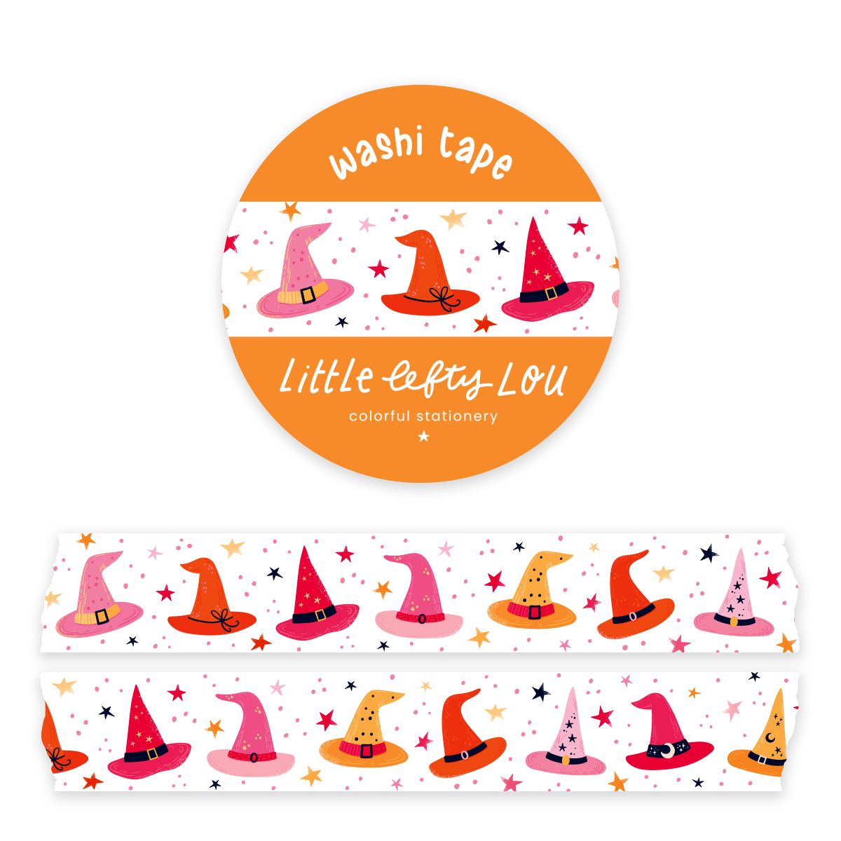 Washi Tape - Witch Hats - Little Lefty Lou