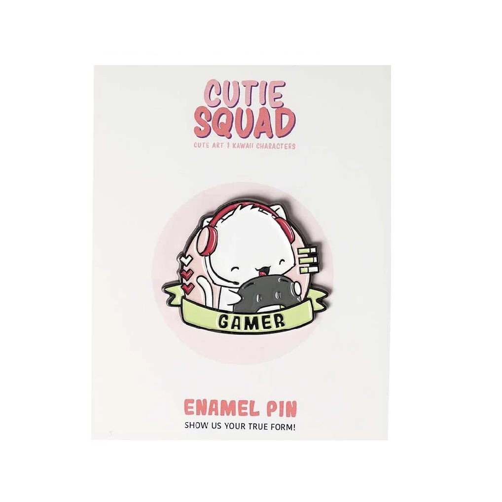 Cutiesquad Enamel Pin - Gamer