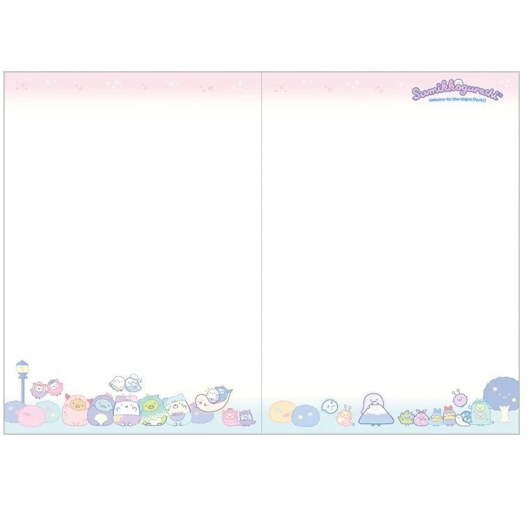 Schrift (ongelineerd) - Sumikkogurashi Ghost Night Park - Welcome