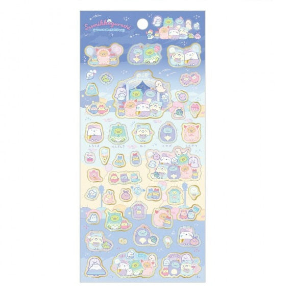 Stickervel (PVC/gelstickers) - Sumikkogurashi Ghost Night Park - Welcome
