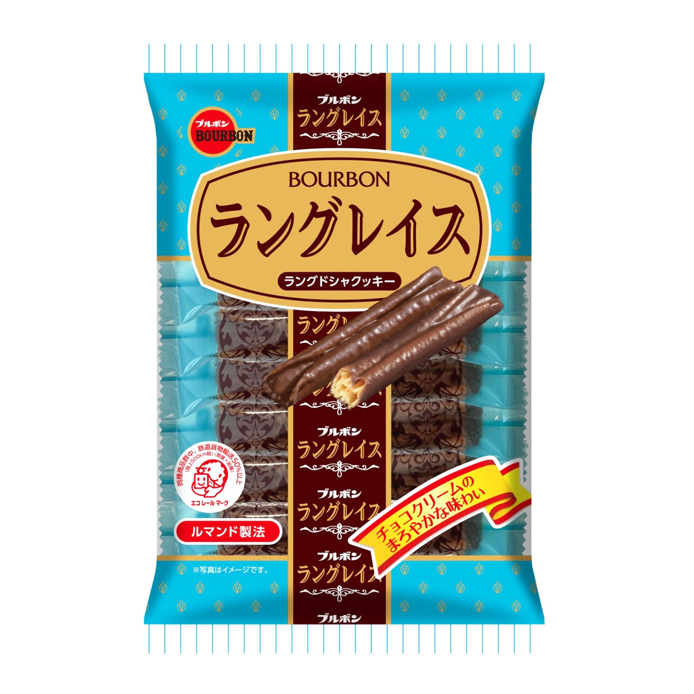 Bourbon Langrace Choco Coated Cookie THT 31-07-2025