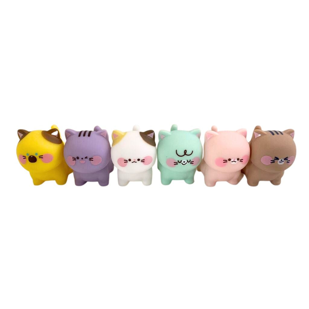 Mini Cat Rubber Figure - Pick One