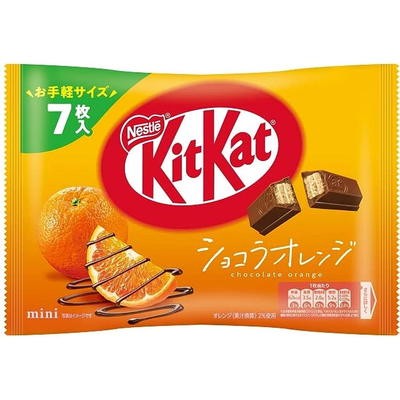 KitKat Mini Chocolate Orange - Zak 7 Stuks