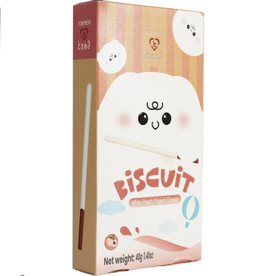 Tokimeki Biscuit Sticks - White Peach Yoghurt