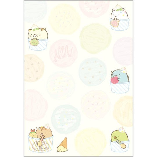 Memoblok Medium Shaking Glitter - Sumikkogurashi Ice Cream