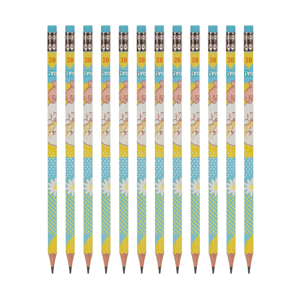 12 x 2B MiYou Graphite Pencils - Pick one