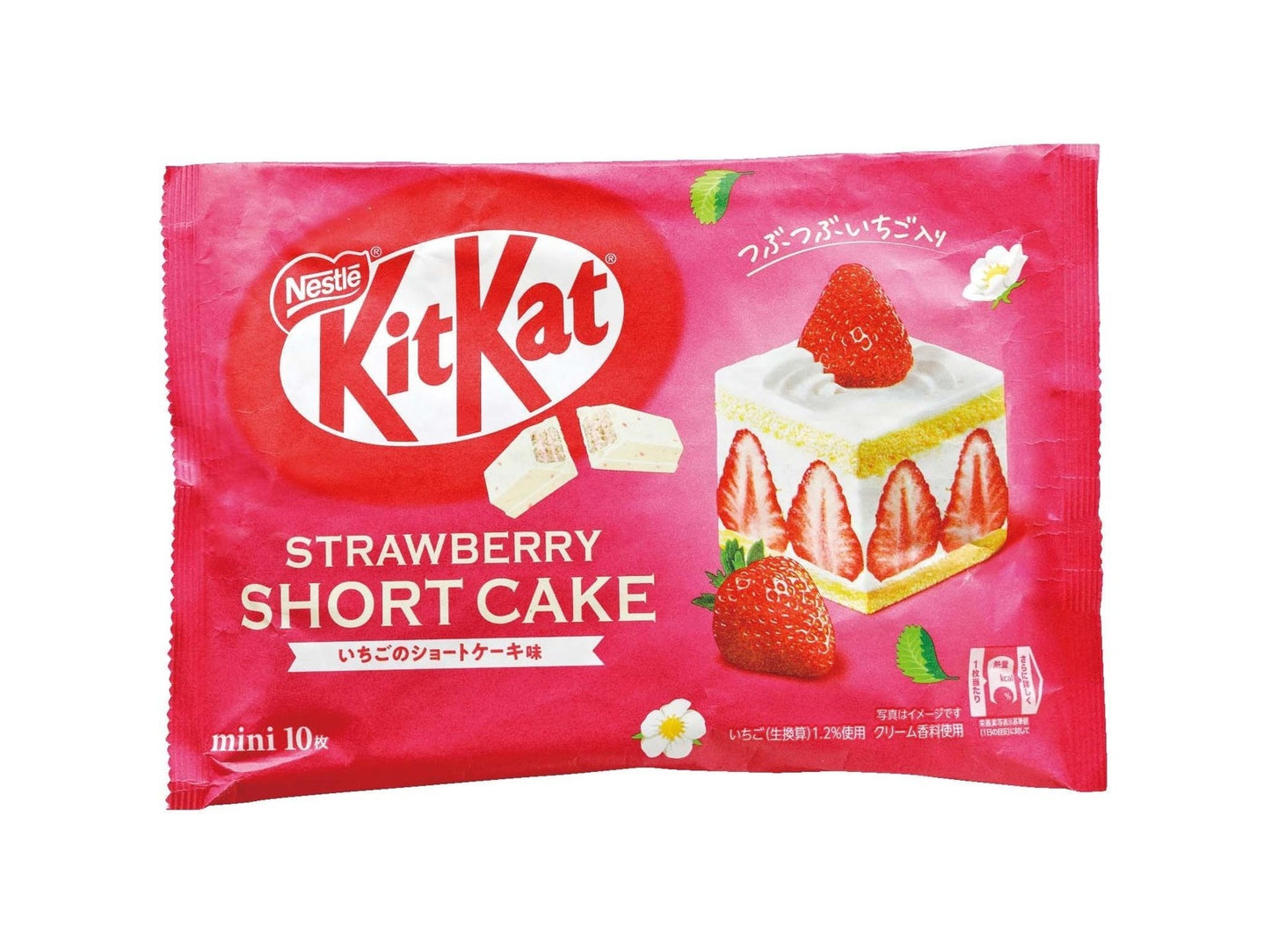 KitKat Mini Strawberry Shortcake - Zak 10 Stuks THT 30-11-2025