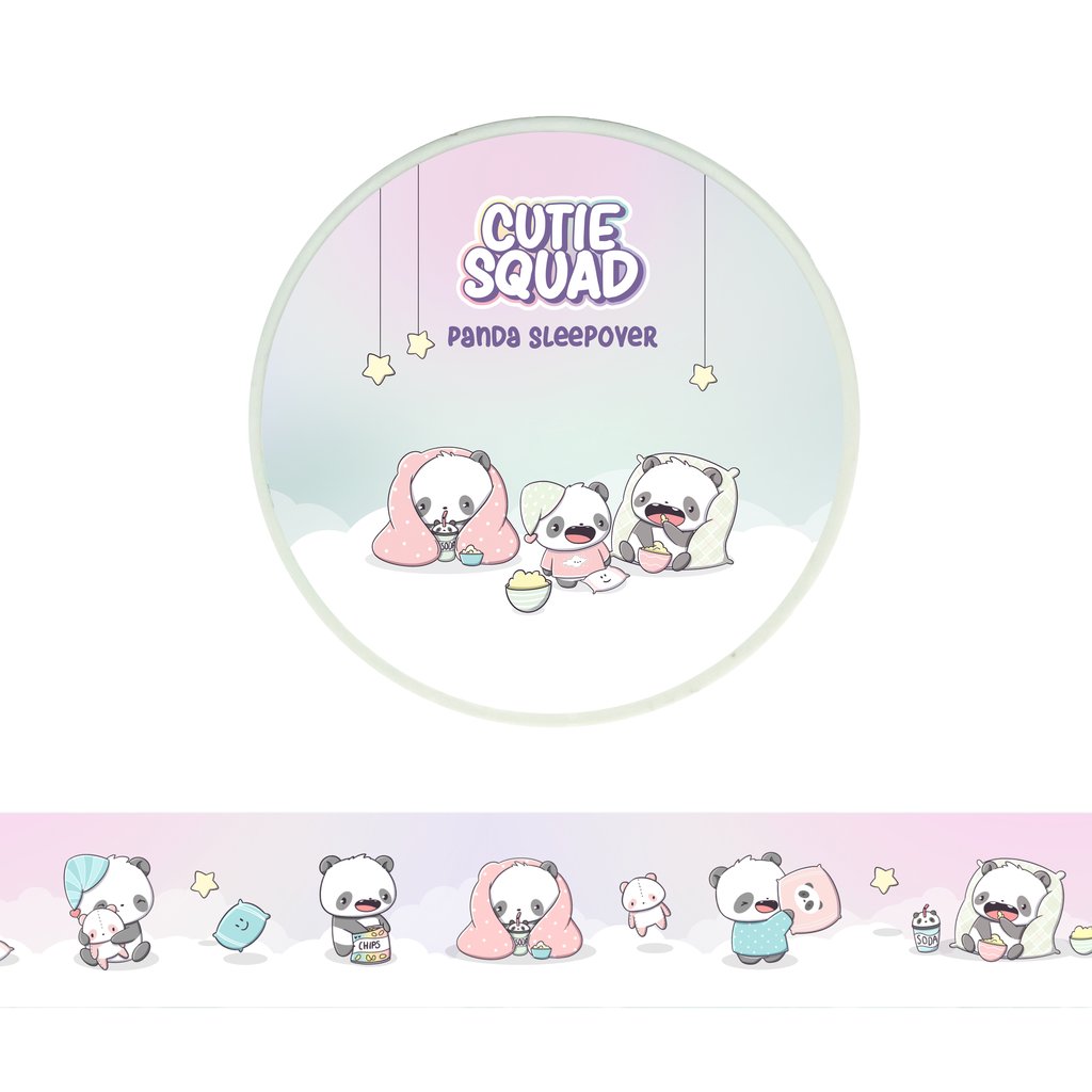 Washi Tape - Panda Sleepover - CutieSquad