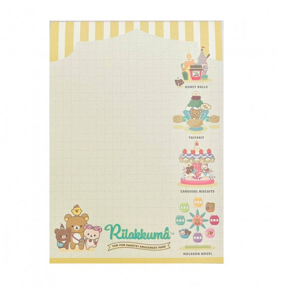 Memoblok groot - Rilakkuma Funny Amusement Park - Parfait Tower