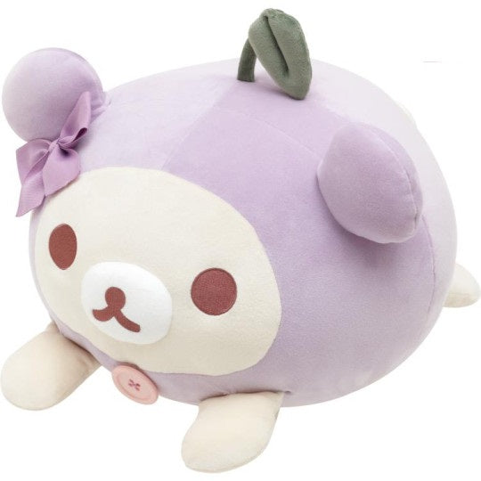 Large Plushie San-X Super Mochimochi Daifuku Cushion - Korilakkuma Cherry