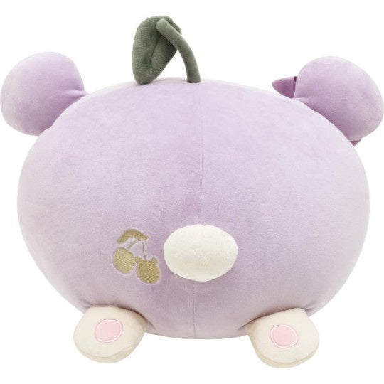 Large Plushie San-X Super Mochimochi Daifuku Cushion - Korilakkuma Cherry