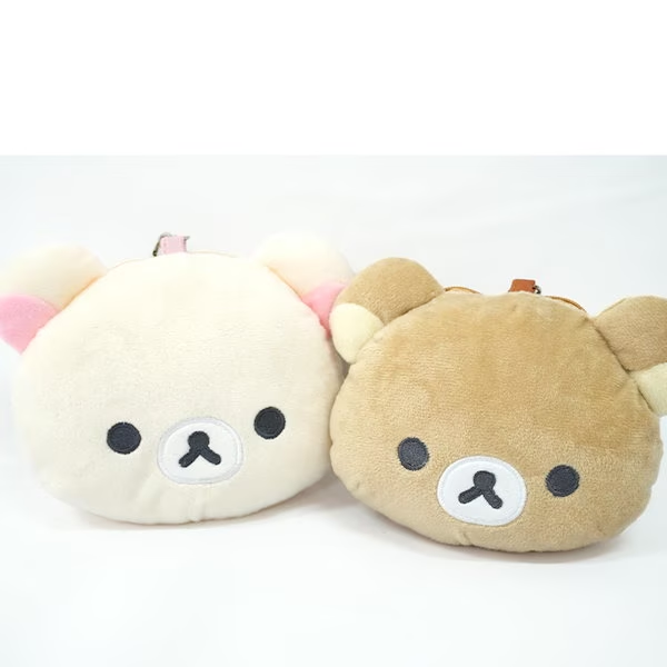 Puffy plushie Coin Purse Rilakkuma of Korilakkuma (pick one)