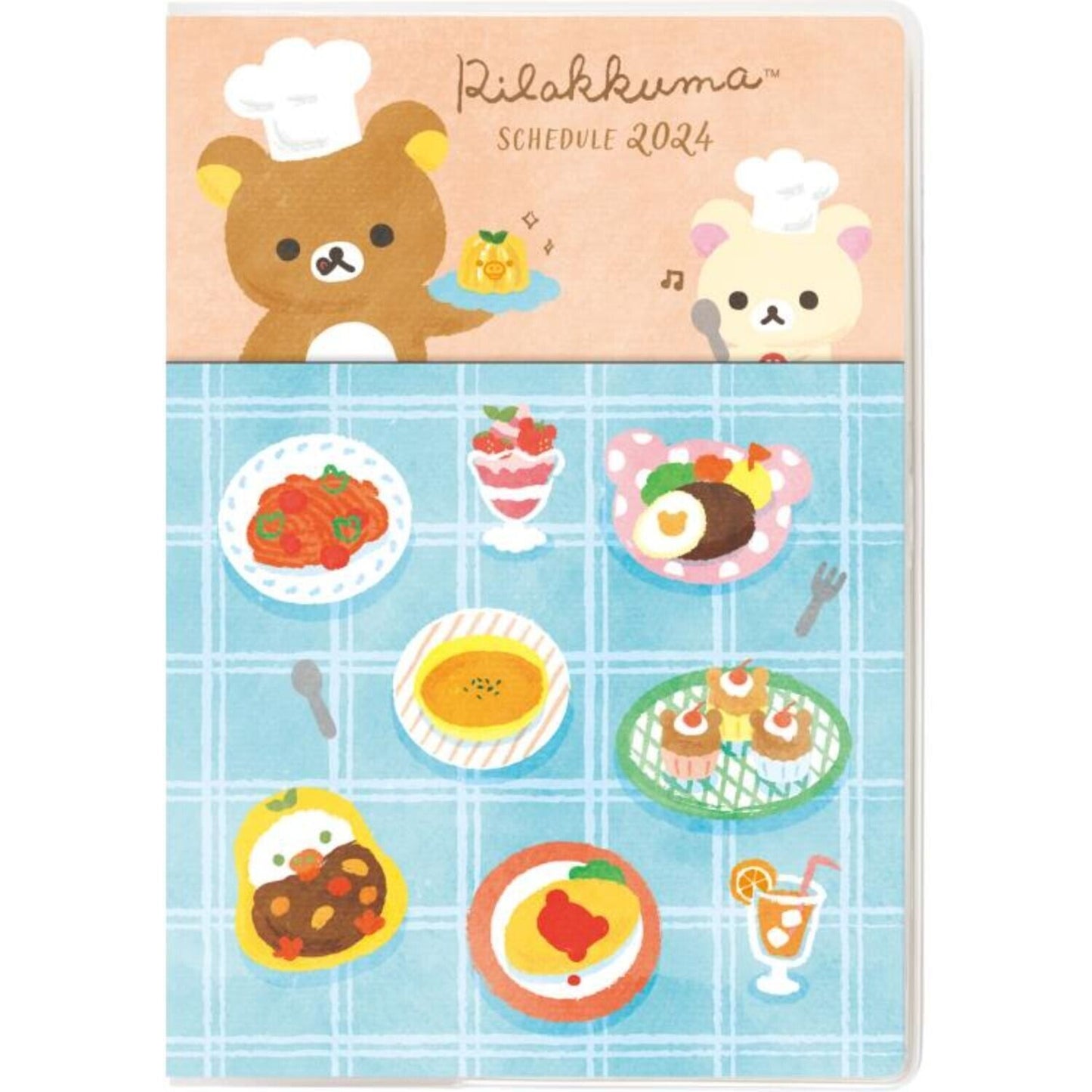 Rilakkuma Jaarplanner 15,5 x 10,8 cm - 2023-2025 - Food