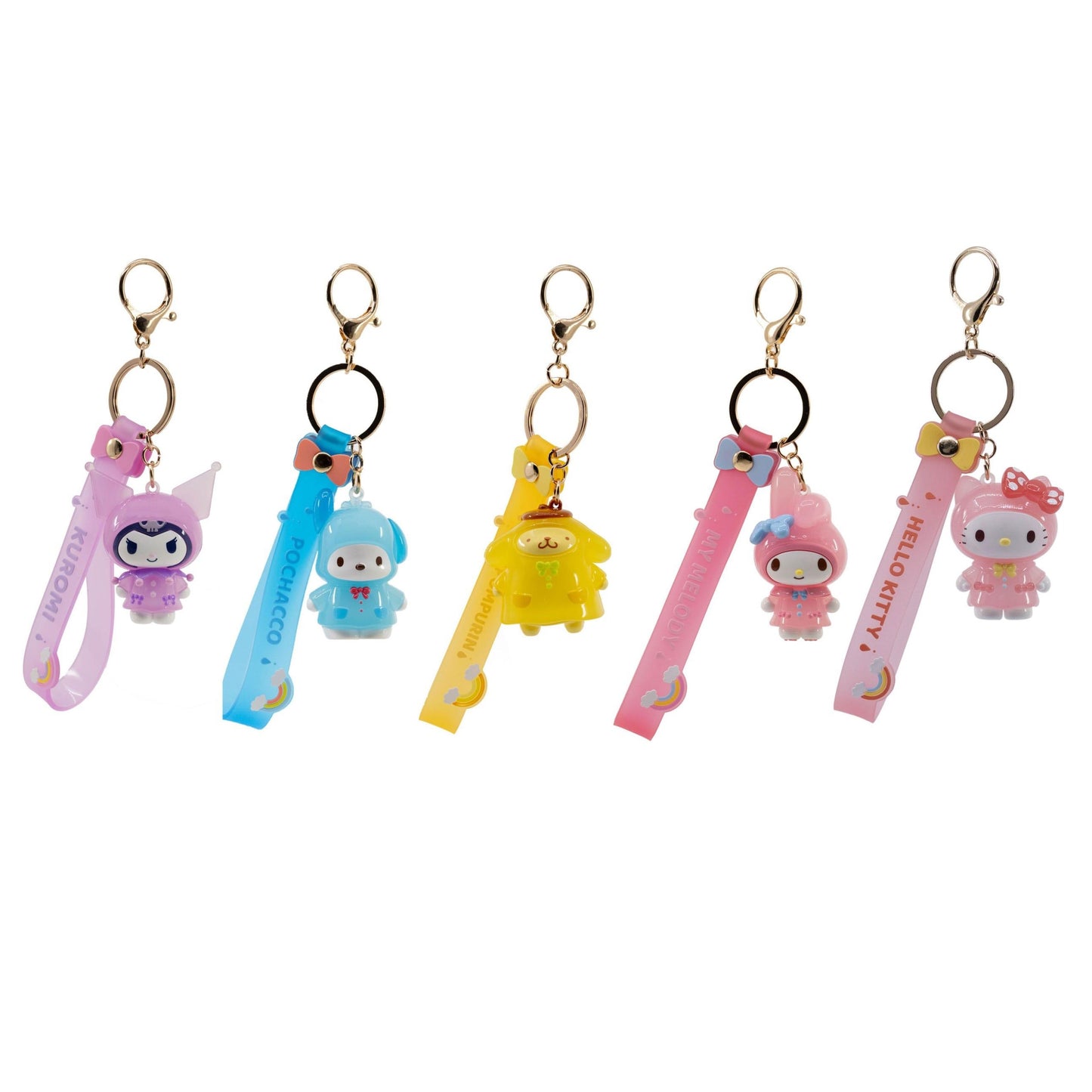Hello Kitty and Friends - Keychain with Strap Raincoat Series - Pick one