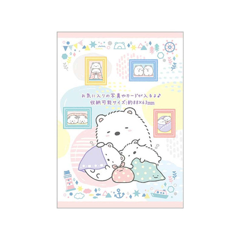 Memoblok Klein met Ringband - Sumikko Gurashi Shirokuma´s Hometown Theme - Paars