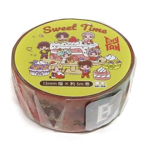BTS Tiny Tan Washi Tape - Sweet Time