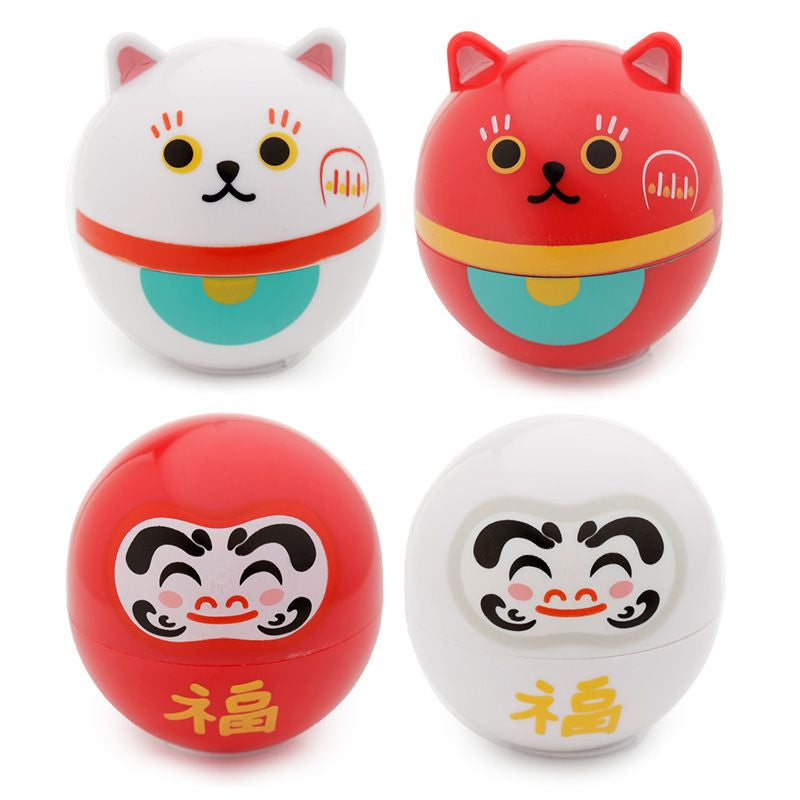 Lipbalm Maneki Neko & Japanse daruma (pick one)