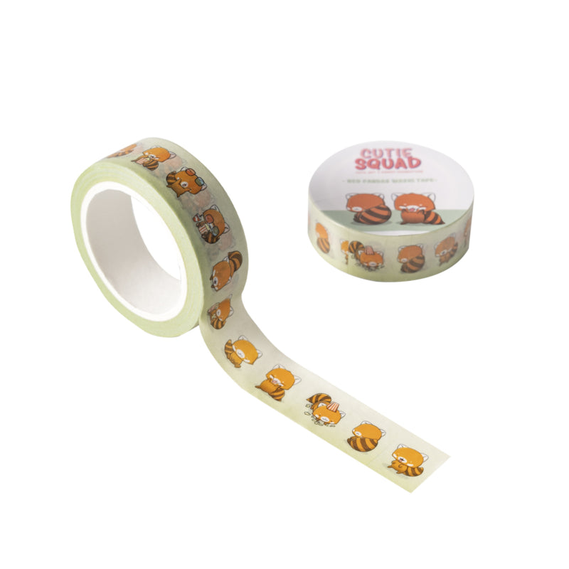 Washi tape - Kawaii Red panda CutieSquad