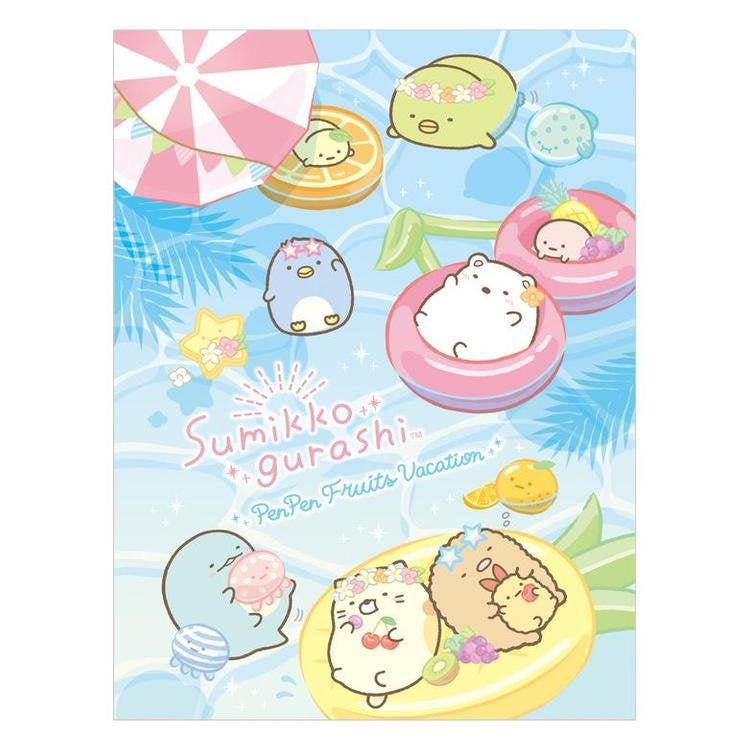 A4+A3 Insteekmap Sumikkogurashi Pen Pen Fruits Vacation