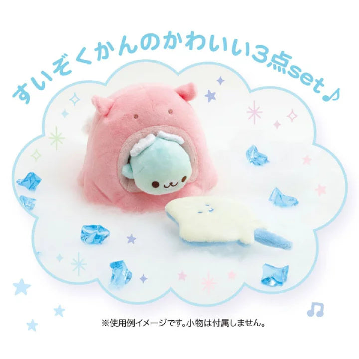 San-X Mamegoma Sky Aquarium Plush Toy Set