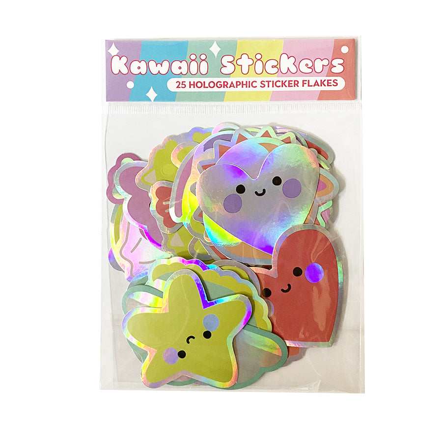 Kawaii Holo Sticker Set - 25 Stickers - MostCutest.nl