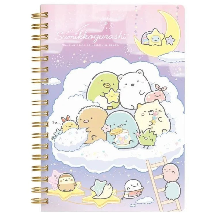 Notebook San-X - sumikkogurashi - Hoshizora Sampo - Paars