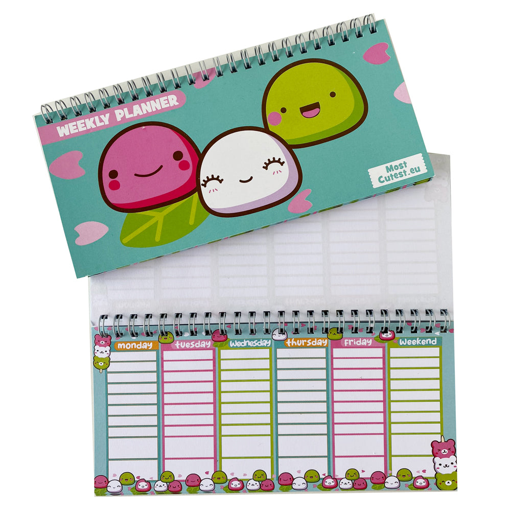 Kawaii Weekly Planner - Wagashi Odango