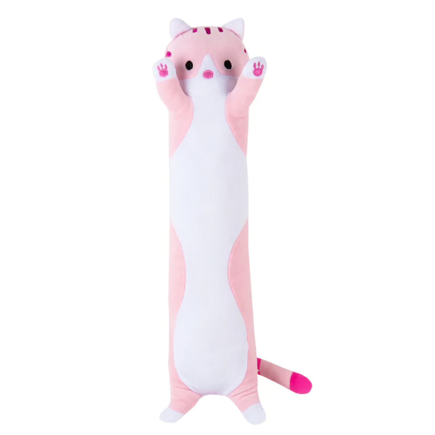 Long Kawaii Cat Plush - PINK