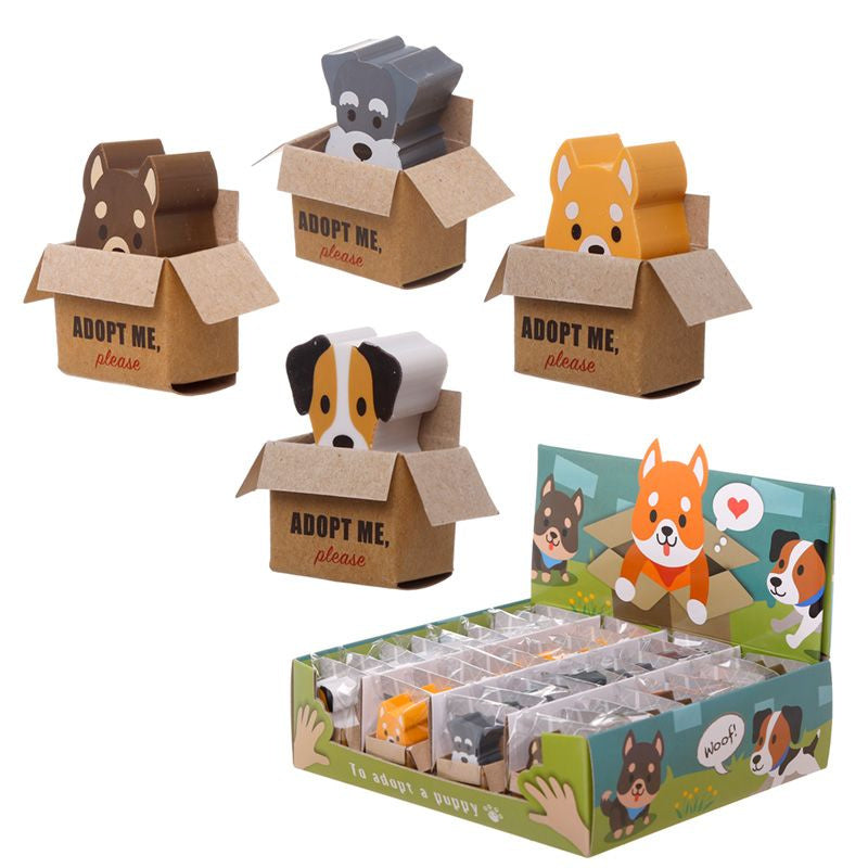 Dog Eraser - Hondengum in doosje - kies je kleur