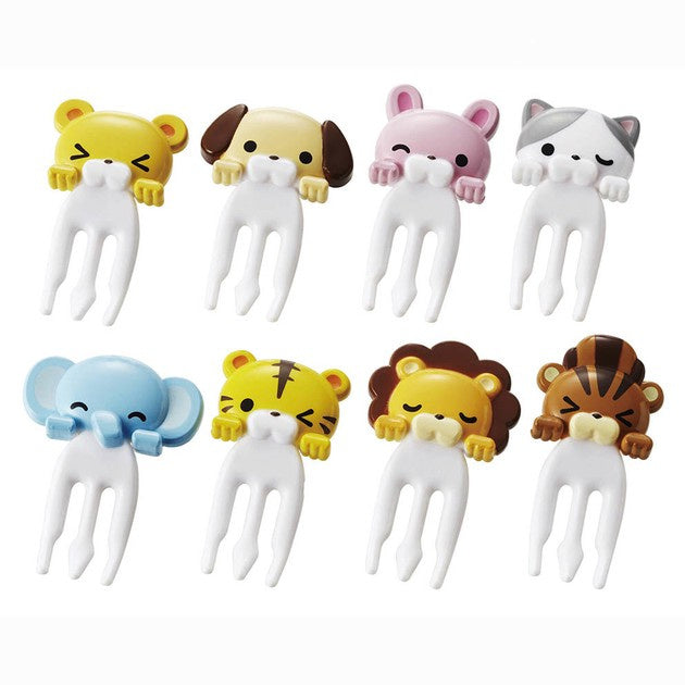 Kawaii Bento Prikkers Chilling Animals - Bento Picks
