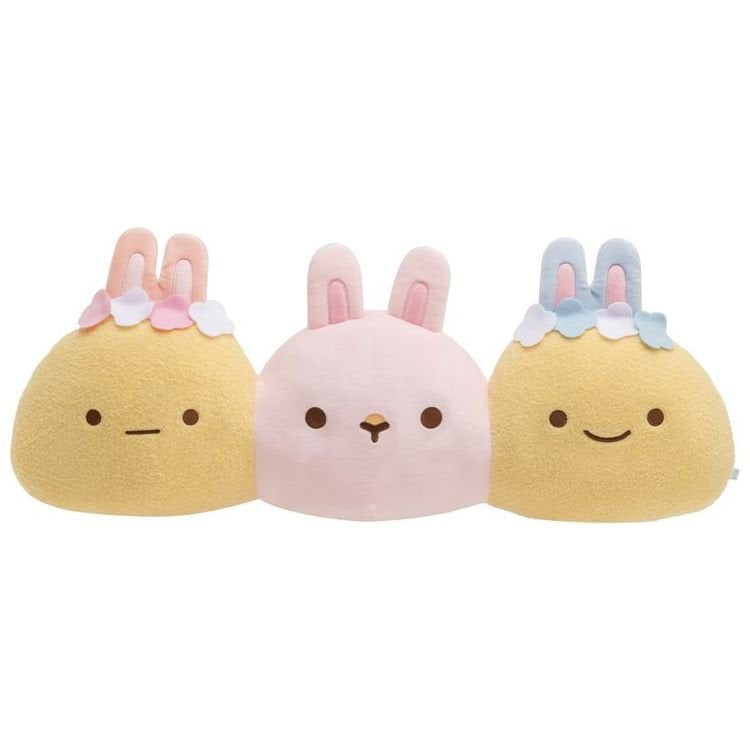 Plush San-X Sumikkogurashi Fushigina Usagi No Oniwa - Triple Super Mochimochi Dakigurumi