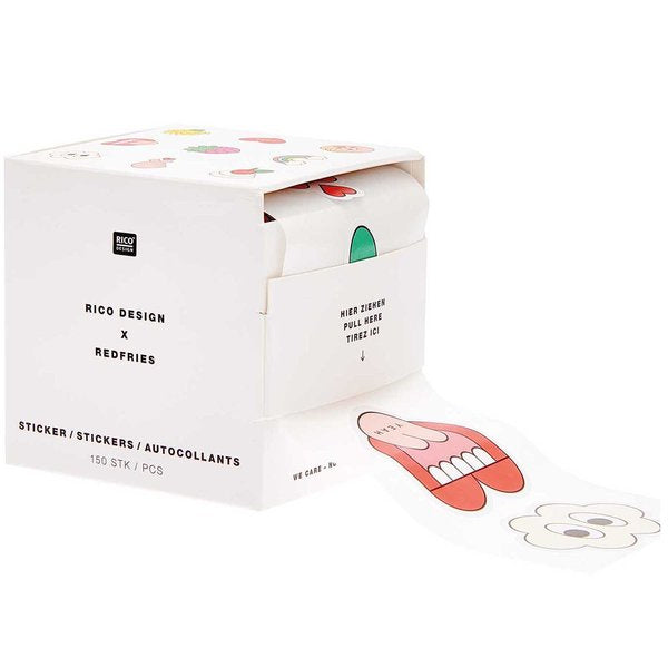 Stickers op rol - 150 stickers - Eye Candy