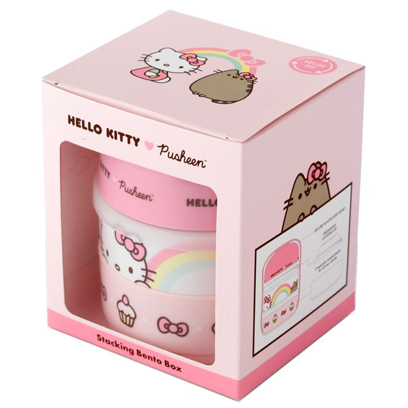 Kawaii Bentobox Hello Kitty & Pusheen