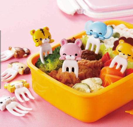 Kawaii Bento Prikkers Chilling Animals - Bento Picks