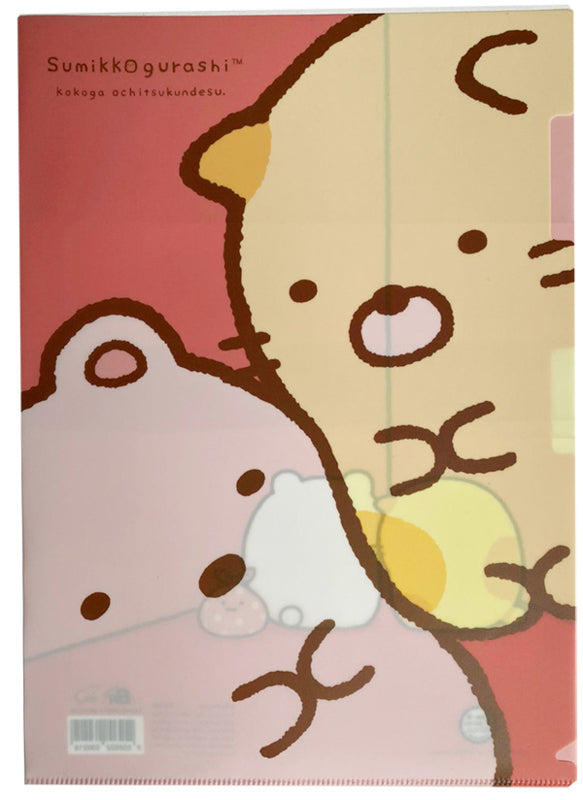 A4 insteekmap Sumikkogurashi Pink