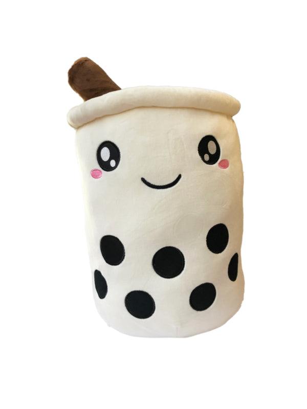 Kawaii Soft Boba Plush Large White