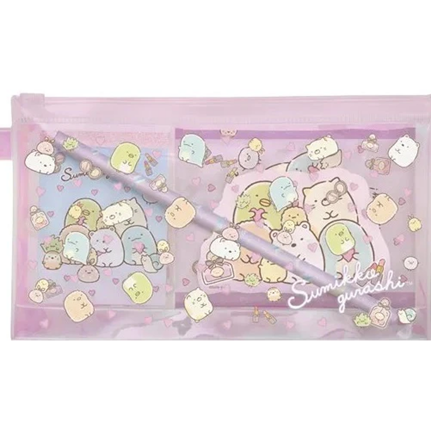 Stationery gift set - San-X Sumikkogurashi Pink