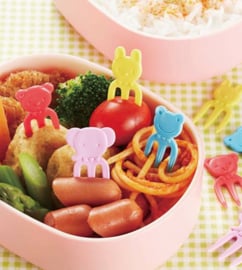 Kawaii Bento Prikkers Dierentuin - Bento Picks (8 stuks)