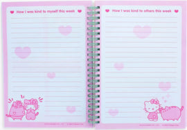 Kindness Journal met ringband - Hello Kitty & Pusheen