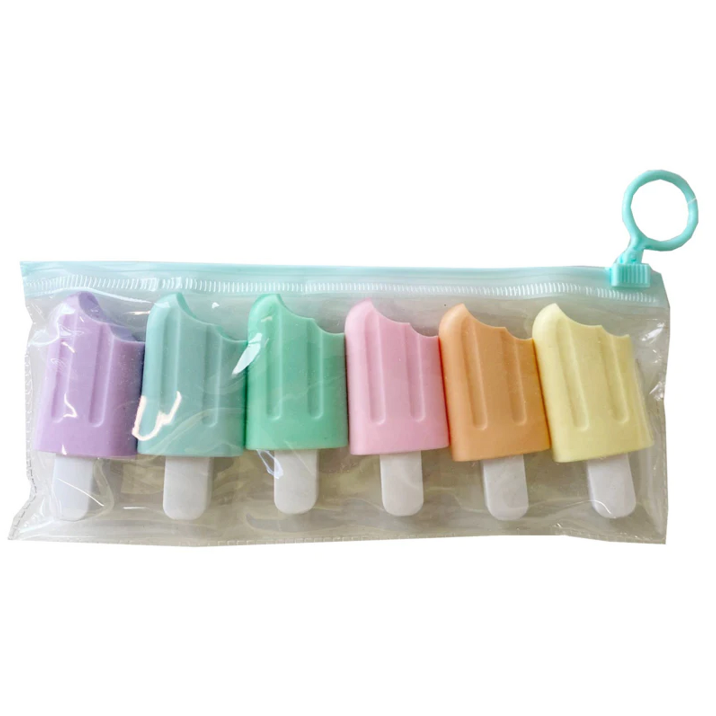 Pastel Popsicles minimarkers - 6 stuks