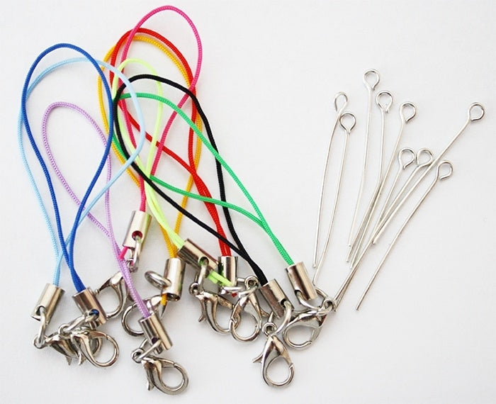 DIY Charms pakketje - 10 x haakjes + hangers