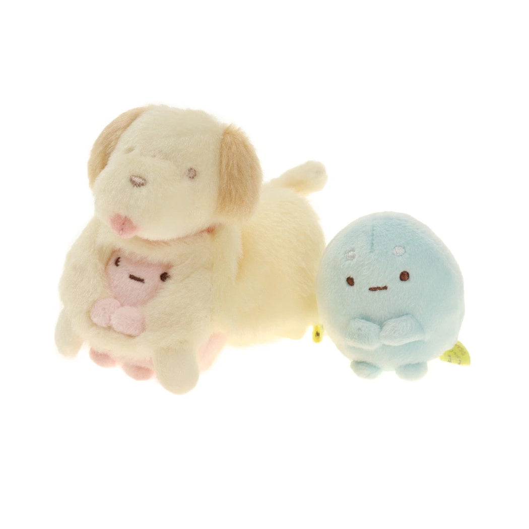 San-X Sumikkogurashi - Shiba Dog theme Mini Plushie Set