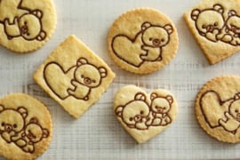 San-X Rilakkuma Cookie Stamps Heart