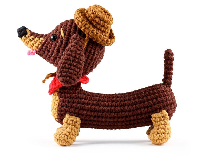 Amigurumi - Haakpakket Tekkel - 18 cm