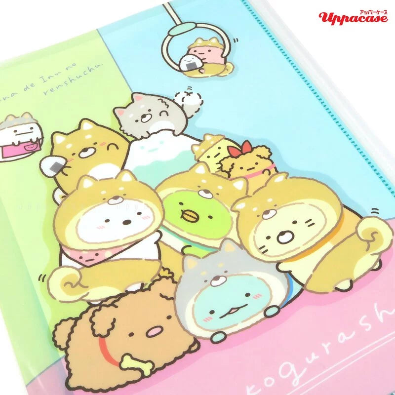 A3+A4 Insteekmap Sumikkogurashi Shiba Dog Theme Family