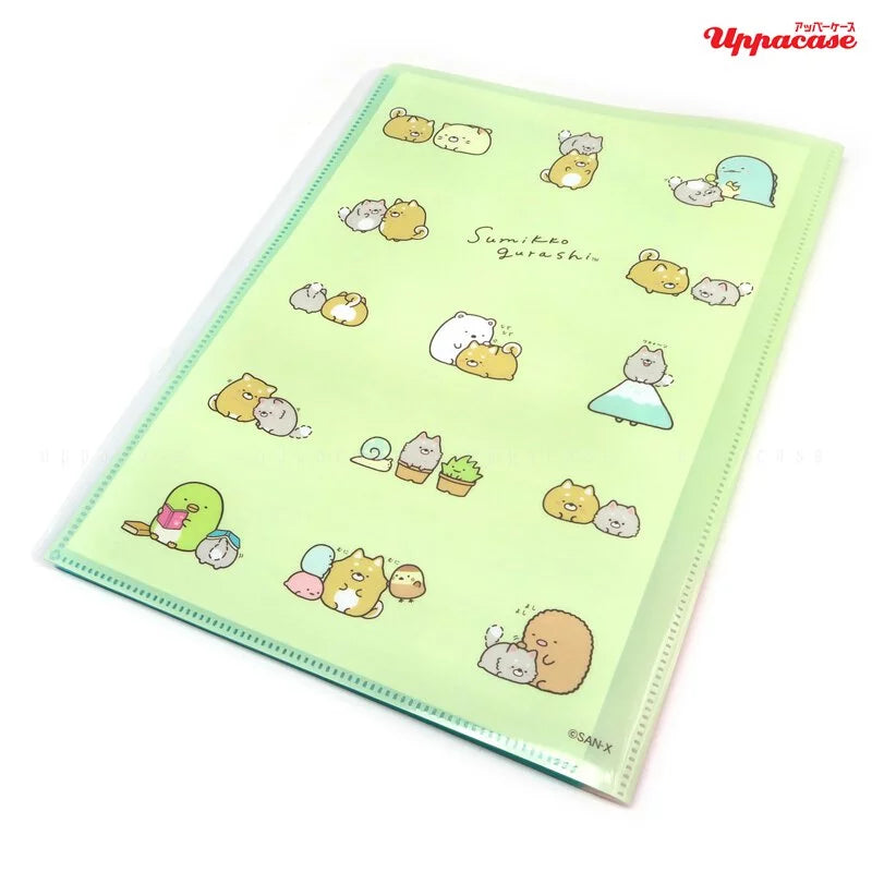 A3+A4 Insteekmap Sumikkogurashi Shiba Dog Theme Family