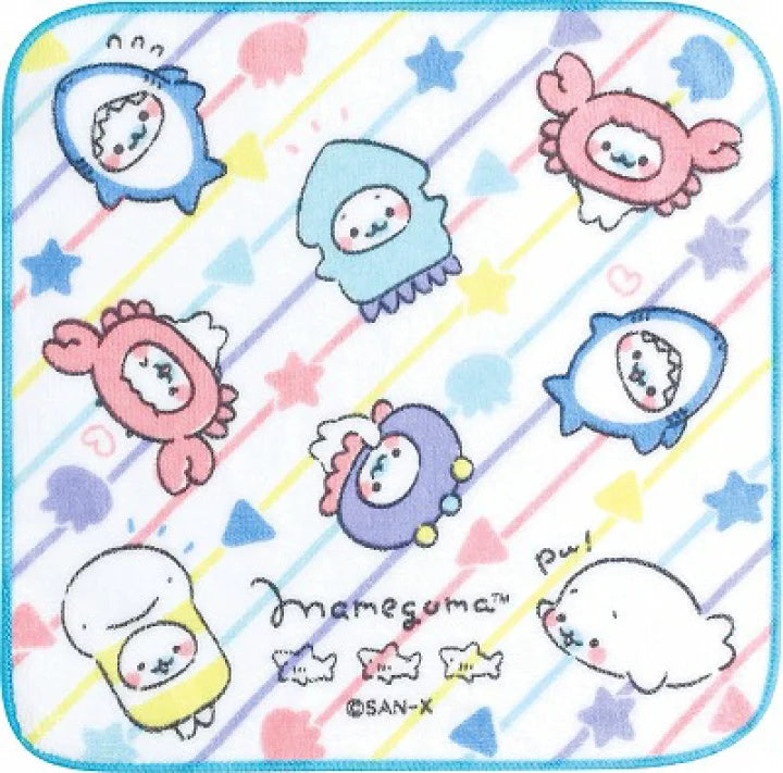 Mini Handdoek 21 x 21 cm - Mamegoma Sky Aquarium